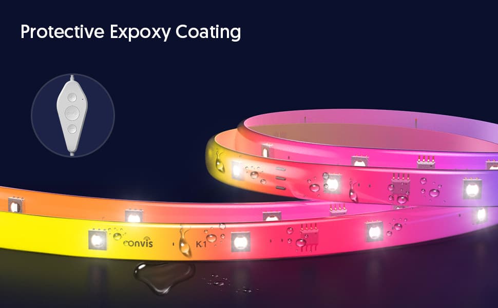 Onvis Kameleon K1 en HomeKit 4 Onvis Kameleon K1 en HomeKit ONVIS K1 HOMEKIT TIRA LED CAPA EPOXY