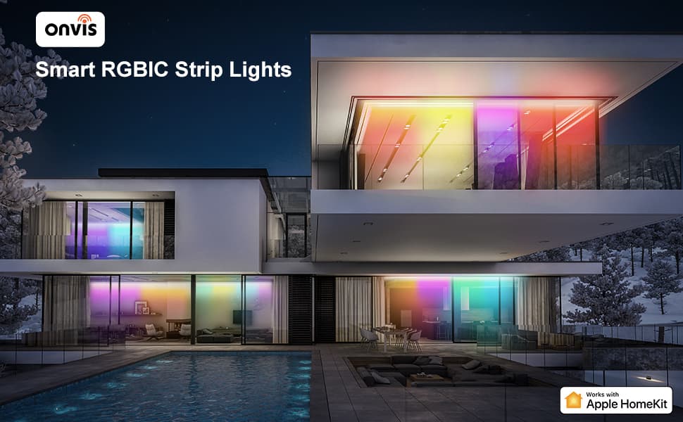 Onvis Kameleon K1 en HomeKit 1 Onvis Kameleon K1 en HomeKit ONVIS K1 HOMEKIT TIRA LED WORKS WITH APPLE HOMEKIT